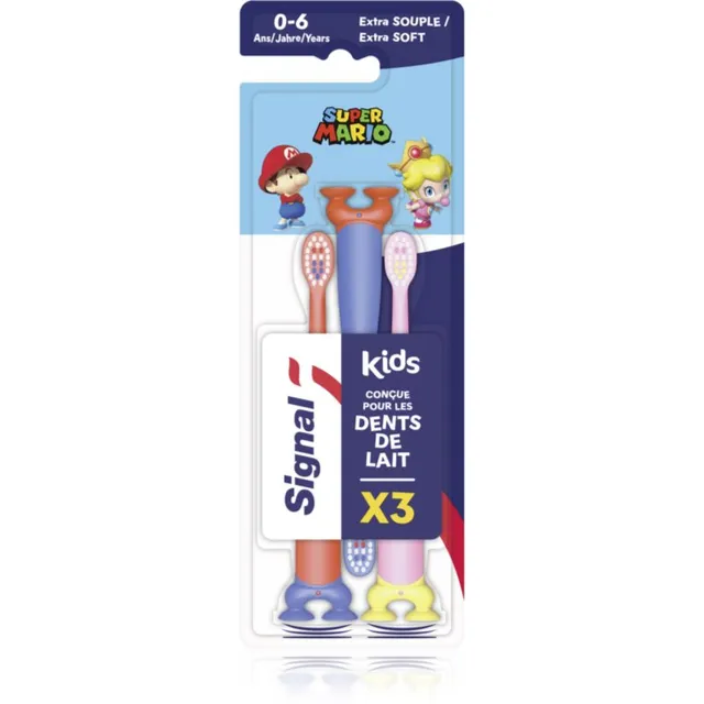 Signal Super Mario Laste hambahari soft 0-6/2-6
