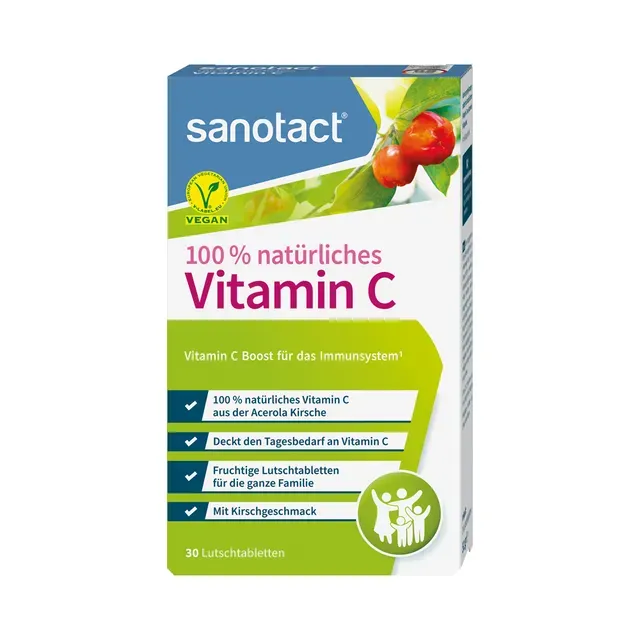 C-vitamiin 100% looduslik, SANOTACT, 51 g