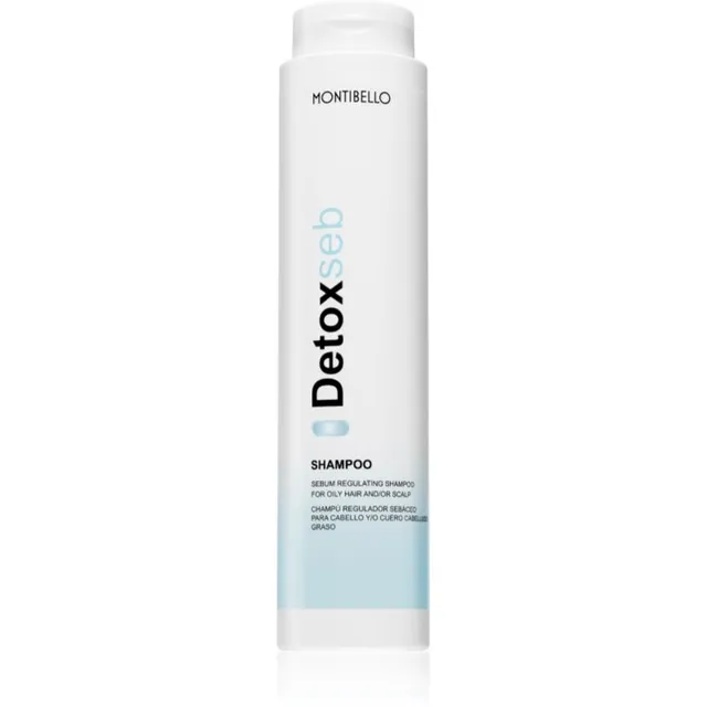 Montibello DetoxSeb Sebum Regulating Shampoo Normaliseeriv šampoon rasusele ja ärritunud nahale 300 ml