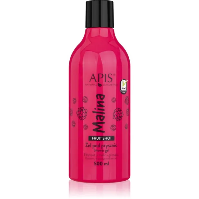 Apis Natural Cosmetics Fruit Shot Raspberry Dušigeel 500 ml