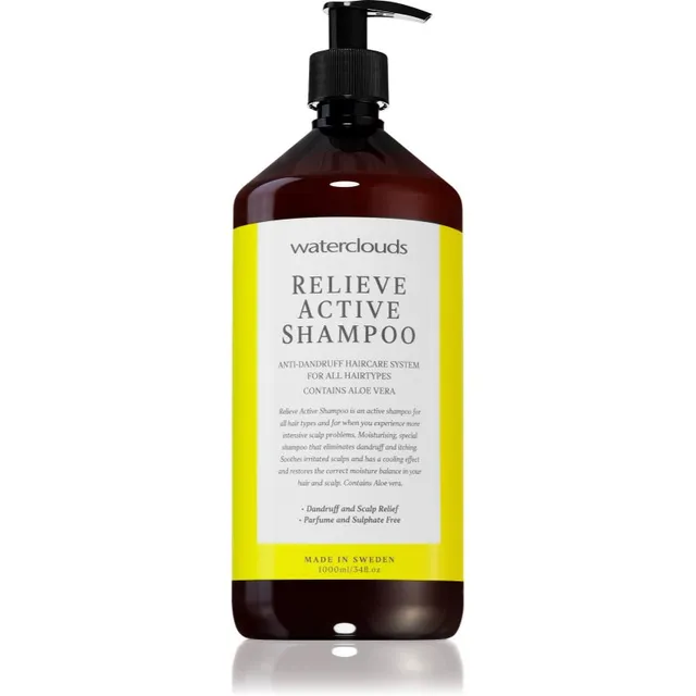 Waterclouds Relieve Active Shampoo Šampoon kõõma vastu 1000 ml
