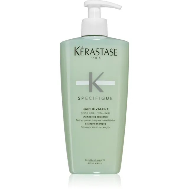 Kérastase Specifique Bain Divalent Sügavpuhastav šampoon rasusele peanahale 500 ml