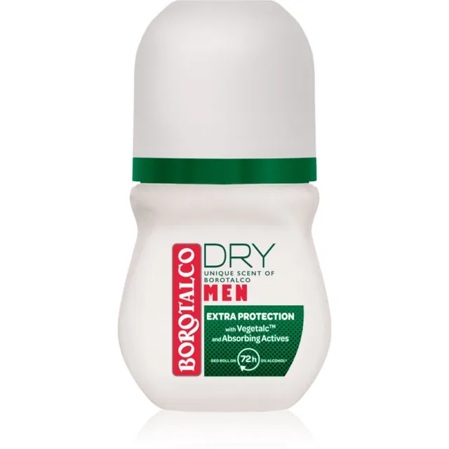 Borotalco MEN Dry Rulldeodorant 72 tundi lõhnatooted Original 50 ml