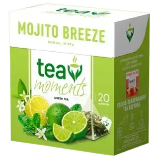 Tea Moments Mojito Breeze, tee püramiidides 34g (20x1,7)