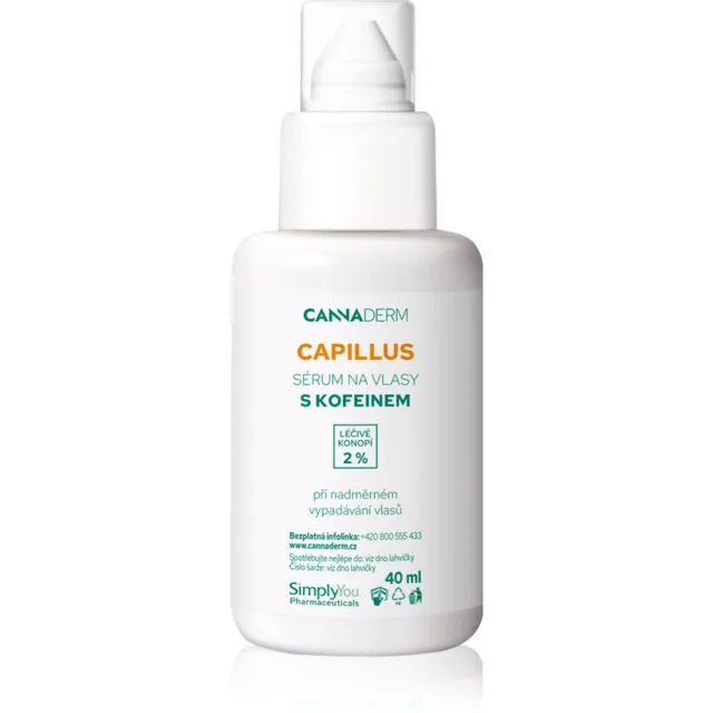 Cannaderm Capillus Caffeine hair serum Juukseseerum kofeiiniga 40 ml