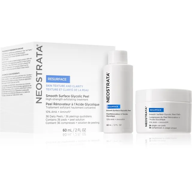 NeoStrata Resurface Smooth Surface Glycolic Peel Üheastmeline koorimine kodus kasutamiseks AHA-hapetega 60 ml