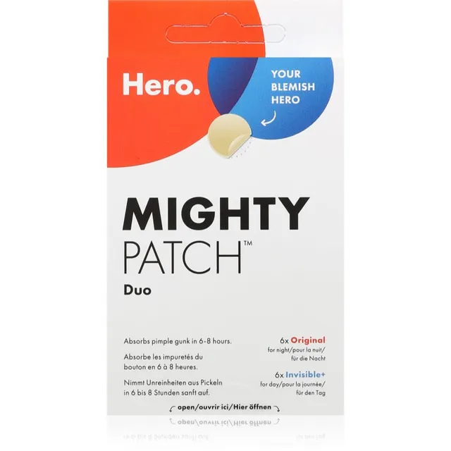Hero Cosmetics Mighty Patch Duo Plaaster akne hoolduseks 12 tk