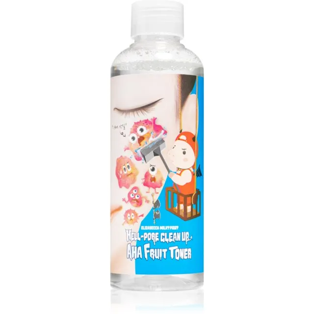 Elizavecca Milky Piggy Hell-Pore Clean Up AHA Fruit Toner Suurenenud poore ahendav toonik kooriva toimega 200 ml