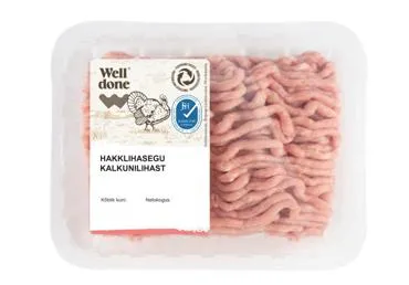 Hakklihasegu kalk.lihast WELL DONE,400g 