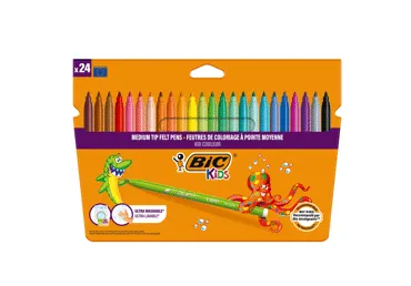 Viltpliiatsid BIC Kids 24värvi