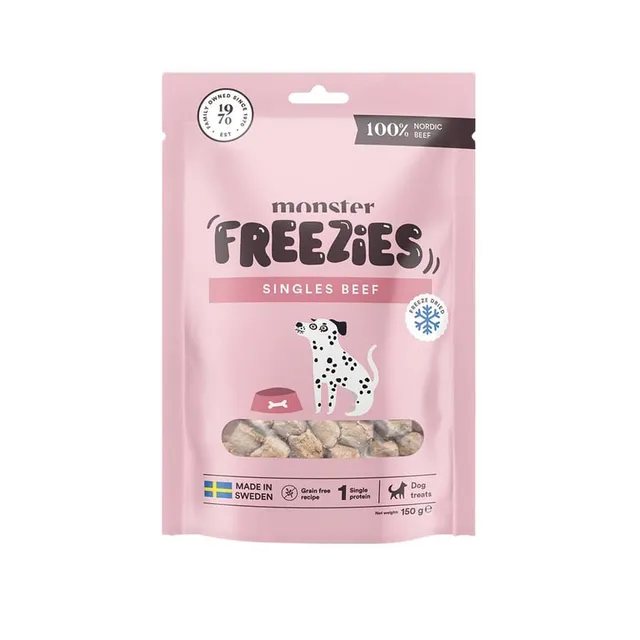 Monster Dog külmkuivatatud maius koerale, veis, 150 g