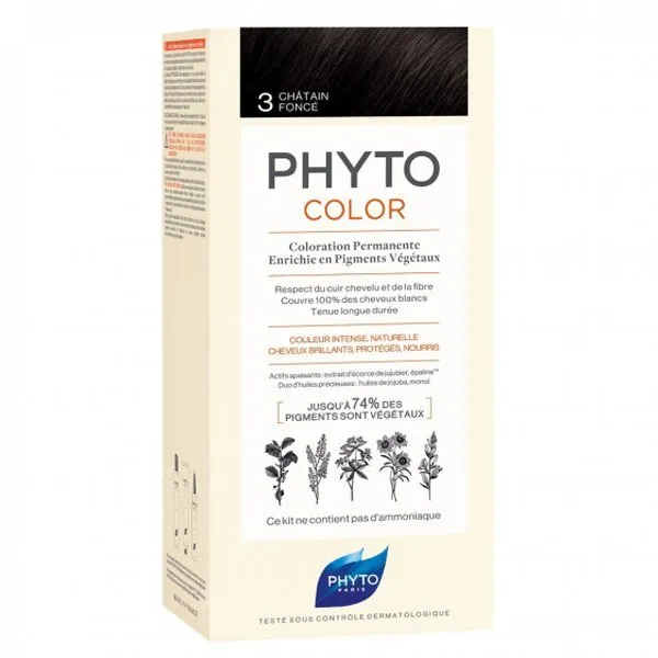 PHYTO Phytocolor Hair Dye No.3 Dark Brown