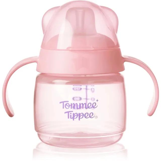 Tommee Tippee Transition Spout Cup lekkekindel tass 4m+ Pink 150 ml