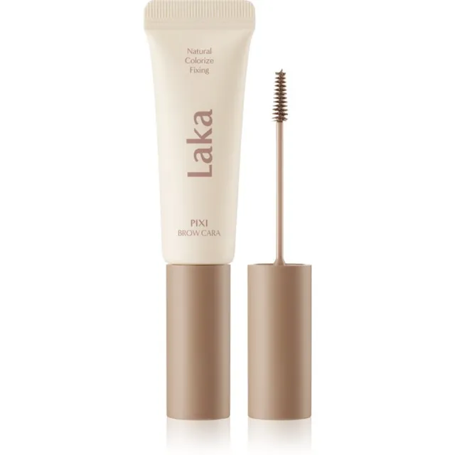 Laka Pixi Brow Cara Kulmutušš fikseerimiseks ja kuju andmiseks varjund 02 Wood Brown 8 g