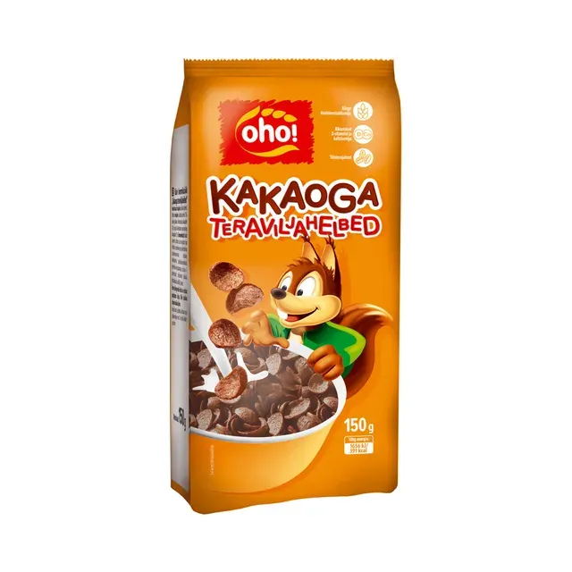 Kakaoga teraviljahelbed, OHO!, 150 g