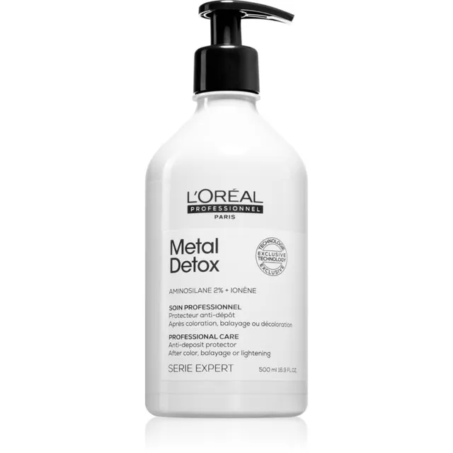 L’Oréal Professionnel Serie Expert Metal Detox Kaitsev hooldus värvitud juustele 2 % Aminosilane 500 ml