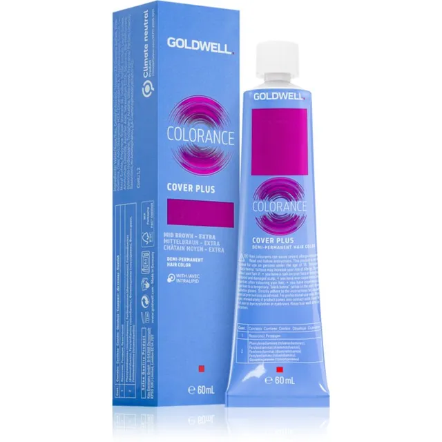 Goldwell Colorance Cover Plus poolpüsivärv (demi-permanent) ammoniaagivaba varjund 4NN 60 ml