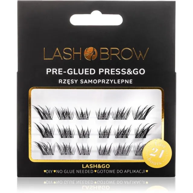 Lash Brow Press&Go Self-Adhesive Eyelashes isekleepuvad ripsmetutikud Lashy 1 tk