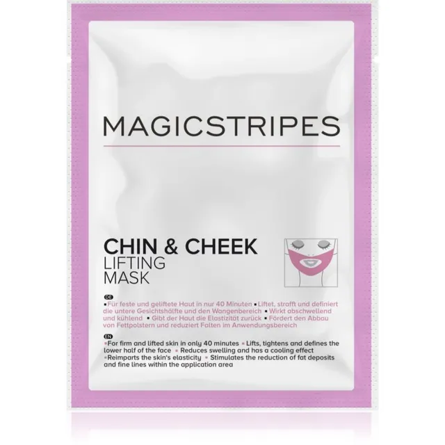 MAGICSTRIPES Chin & Cheek Lifting Mask Pinguldav hüdrogeelmask lõuale ja näole 1 tk