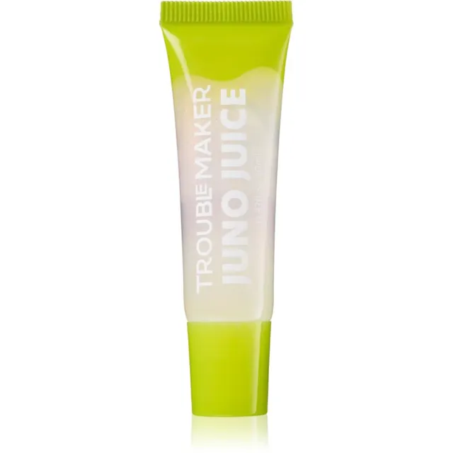 Trouble Maker Juno Juice Lipgloss Huuleläige varjund Casper Clear Shimmer 10 ml