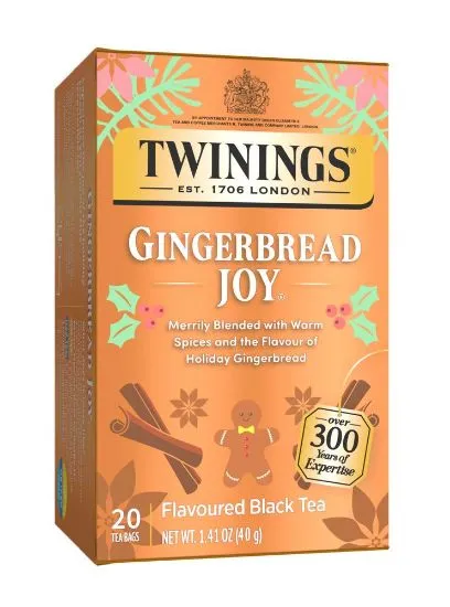 Twinings jõulutee Gingerbread Joy 20x2g