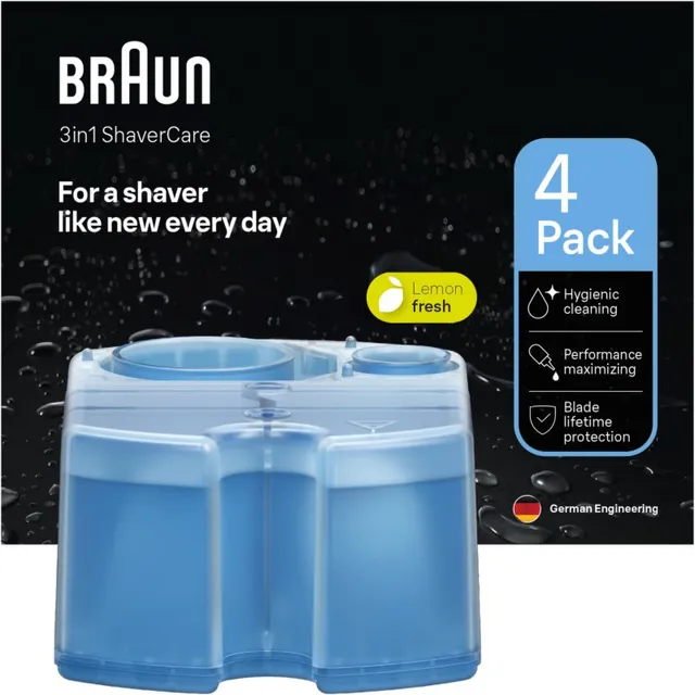Braun CCR Refill LemonFresh Puhastuskassett lõhn Lemon Fresh 4 tk