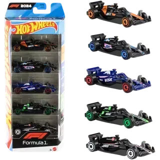 Hot wheels race f1 -pienet auto 5 kpl