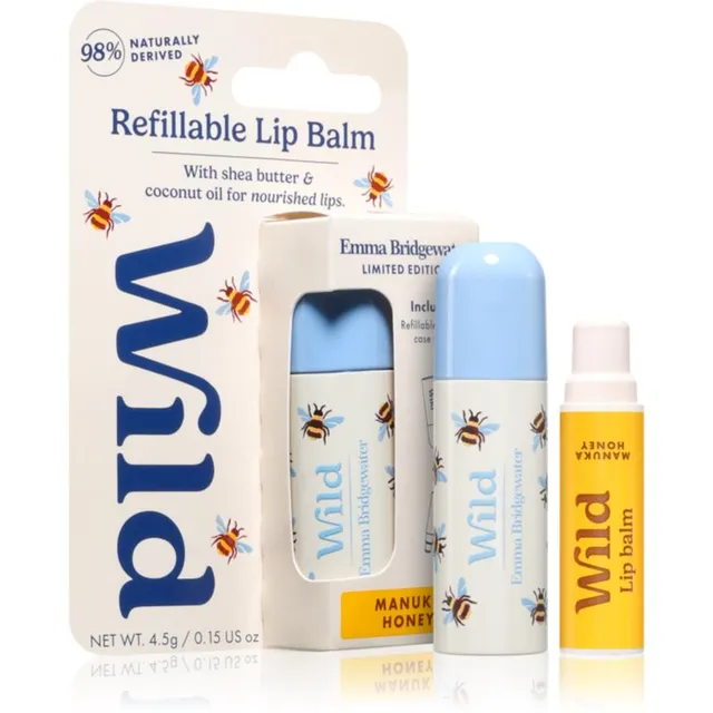 Wild Honey Bee Case Huulepalsam koos ümbrisega 4.5 g
