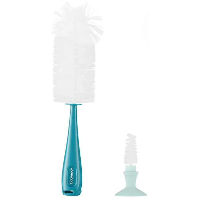 Babymoov Baby Bottle Brush 2 in 1 puhastushari kaks-ühes 1 tk
