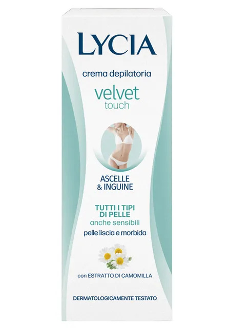 Lycia Hair Removal Cream Velvet Touch, Underarms & Bikini