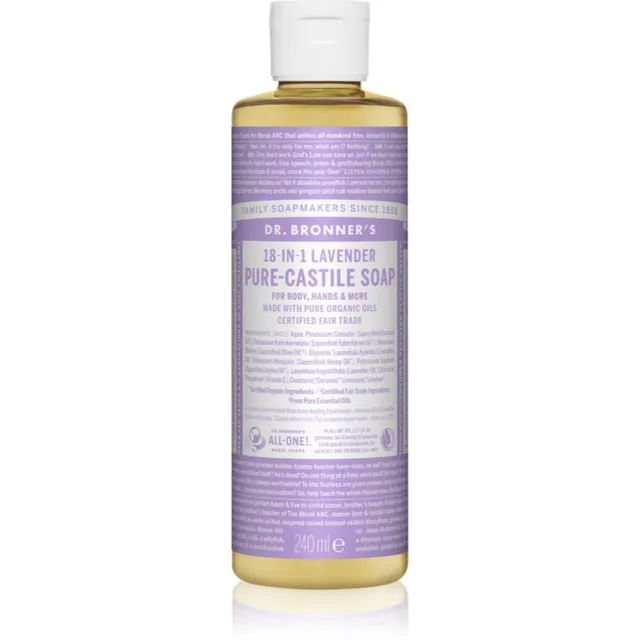 Dr. Bronner’s Lavender Universaalne vedelseep 240 ml