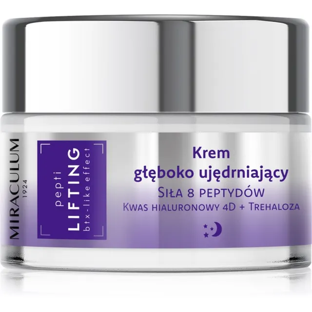 Miraculum Pepti Lifting deep-firming cream night Tõstev ja pinguldav kreem 50 ml
