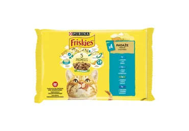 Kiisueine FRISKIES lõhega 4x85g
