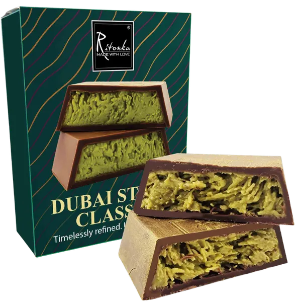 Piimašokolaad pistaatsiatäidisega DUBAI STYLE
