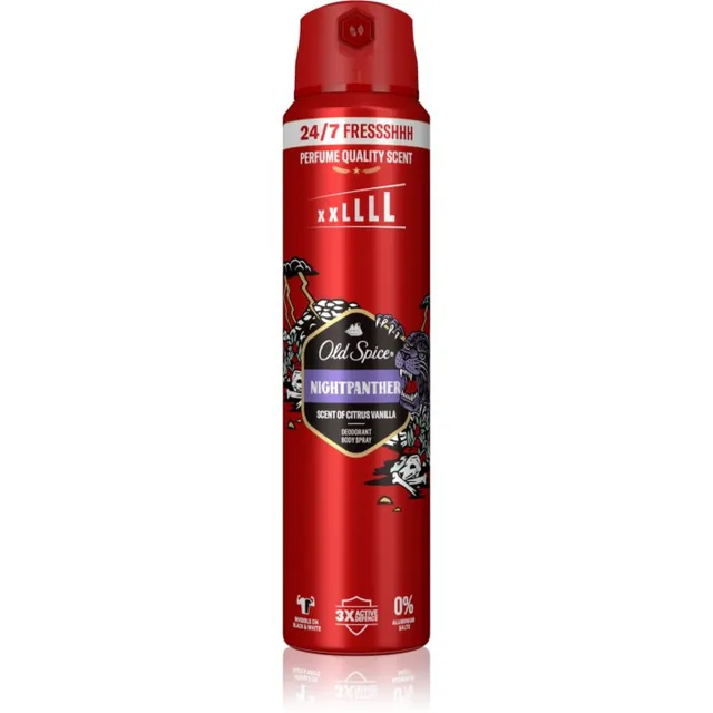 Old Spice Nightpanther Deodorant ja kehapihusti meestele 250 ml