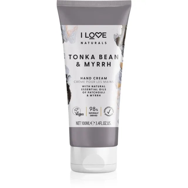 I Love Naturals Tonka Bean & Myrrh Kätekreem 100 ml