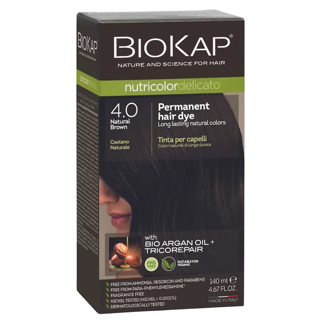 BIOKAP Nutricolor Delicato 4.0 Permanent Hair Dye 140ml