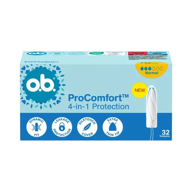 Tampoon Pro Comfort normal, O.B., 32 tk