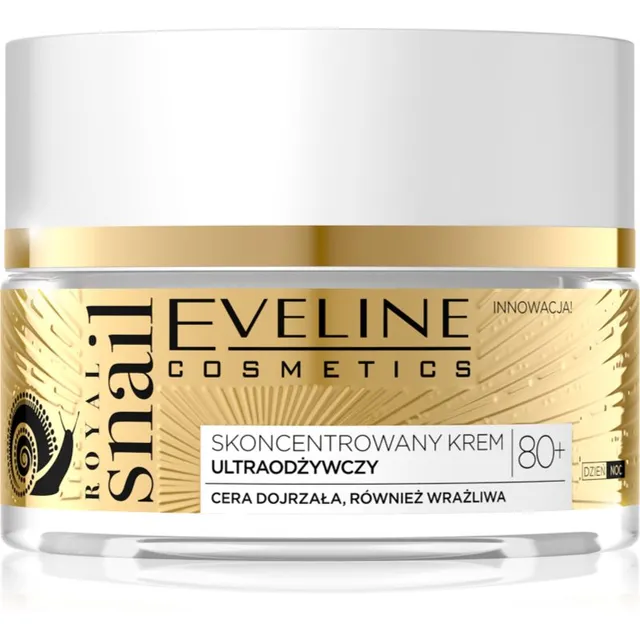 Eveline Cosmetics Royal Snail Intensiivne niisutuskreem sügavatele kortsudele 80+ 50 ml