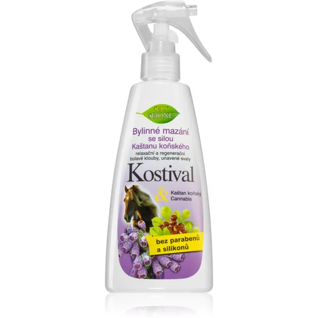 Bione Cosmetics Cannabis Comfrey Kanepiõli lihastele ja liigestele 260 ml