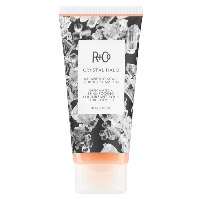 R+CO Crystal Halo Balancing Scalp Scrub + Shampoo 89ml
