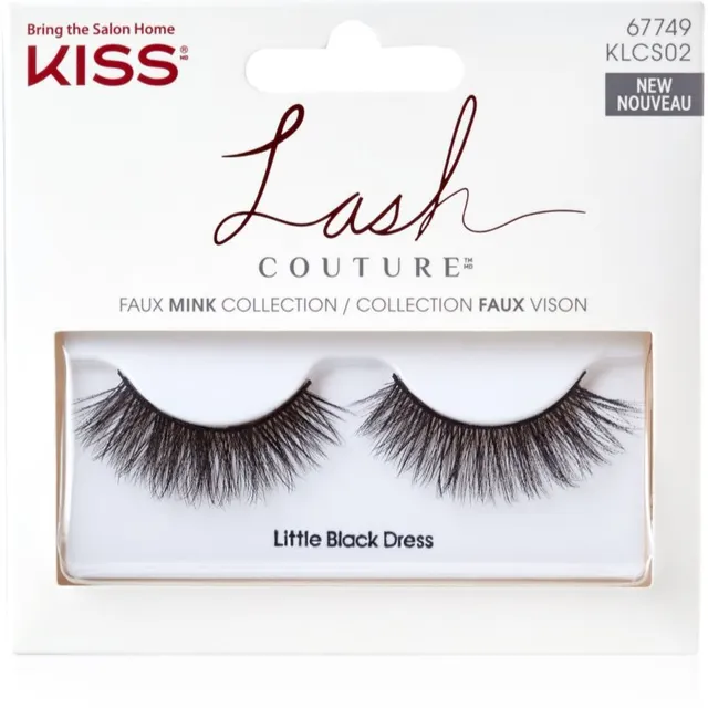 KISS Lash Couture Faux Mink Kunstripsmed Little Black Dress 1 paar