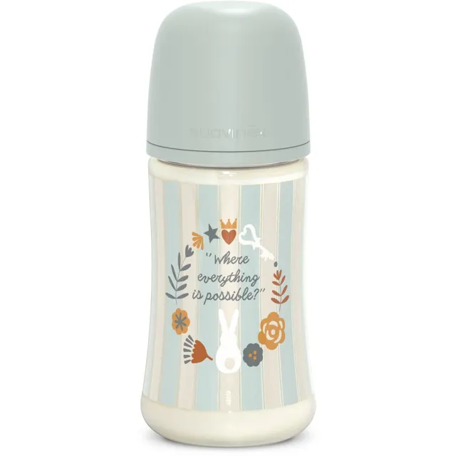 Suavinex Wonderland SX Pro Physiological Anti-Colic beebipudel M Medium Flow 3 m+ Green 1 tk