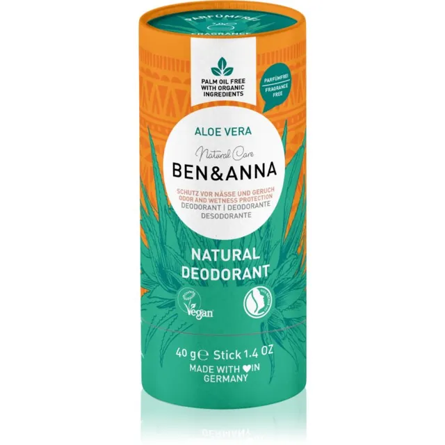 BEN&ANNA Natural Care Aloe Vera looduslik pulkdeodorant 40 g