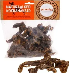 Veise süda - naturaalsed koeranäksid, kuivatatud koeramaius