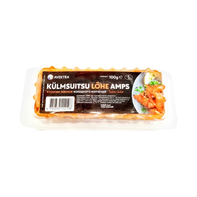 Külmsuitsu lõheliste amps, AVEKTRA, 100g