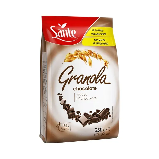 Krõbe müsli tumeda šokolaadiga, SANTE, 350 g