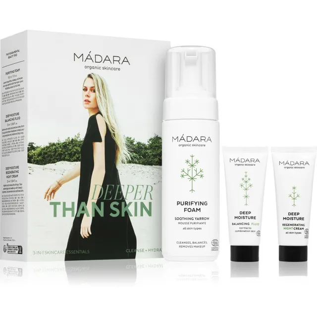 MÁDARA Deeper Than Skin Skincare Essential Set Nahahoolduskomplekt