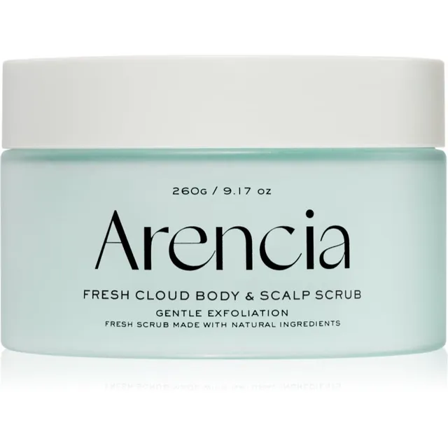 Arencia Fresh Cloud French Mint & Lily Õrn koorija kehale ja juustele 260 g