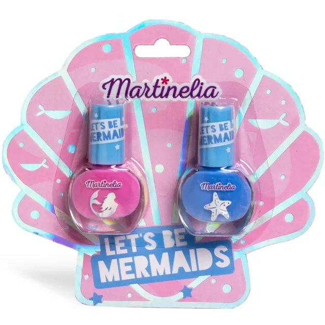 Martinelia Let´s be Mermaid Nail Duo Küünelakikomplekt lastele rohkem värvitoone Pink, Blue 2x4 ml